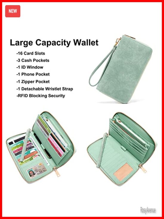 Women\'s Faux Leather Backpack Purse Set with Wallet, Large Capacity Travel main image 5